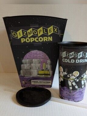 Mystery Science Theater 3000 (MST3K) branded popcorn bucket & Cup With Lid/Straw